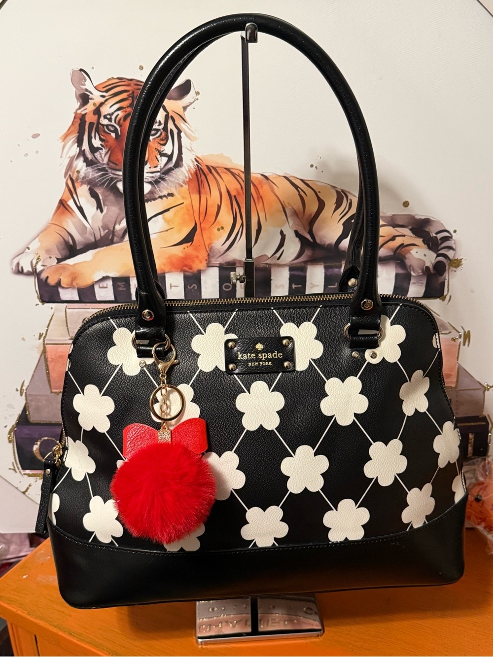 Kate Spade Wellesley Rachelle Floral Dome Satchel